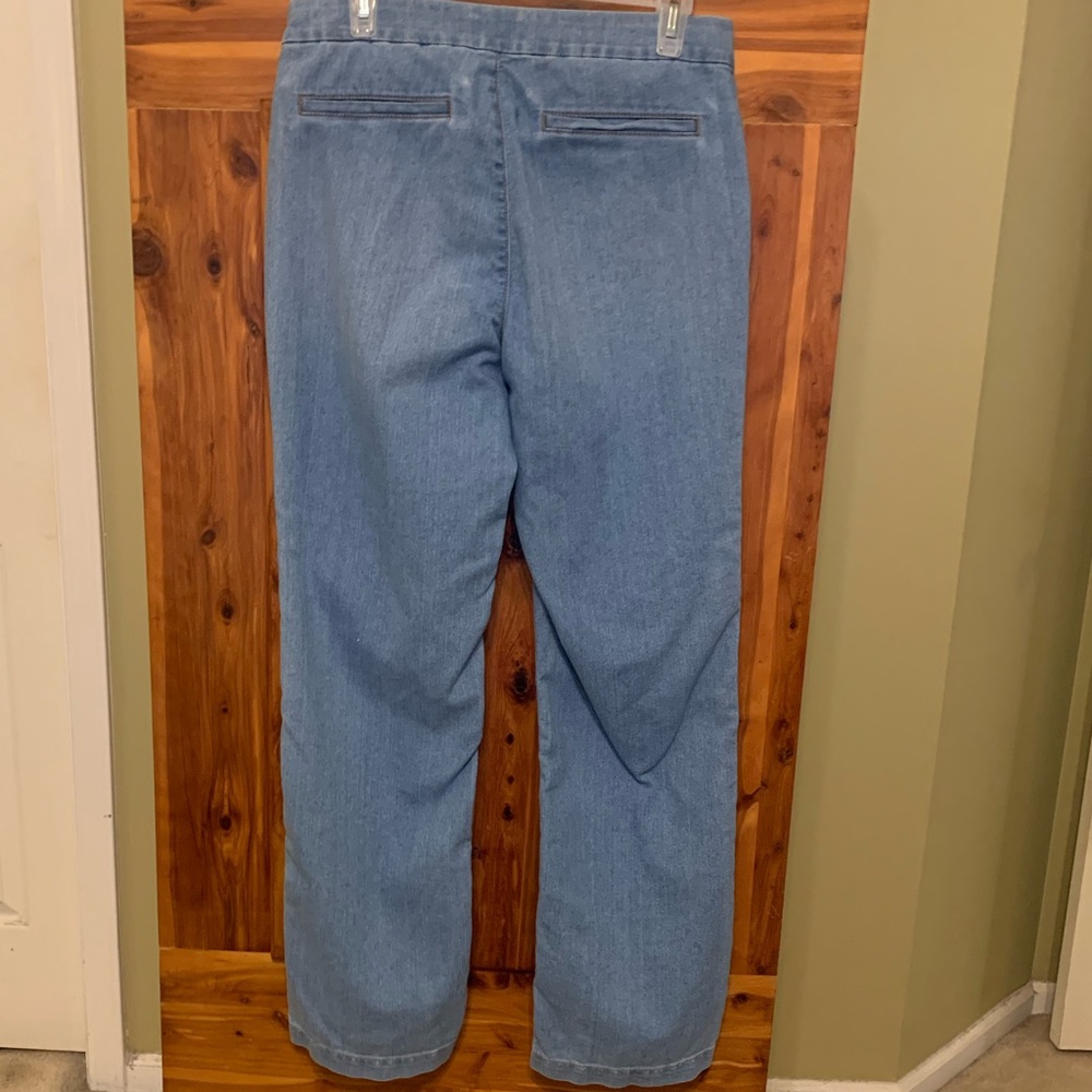 Susan Graver Stretch Denim Straight Leg Jeans